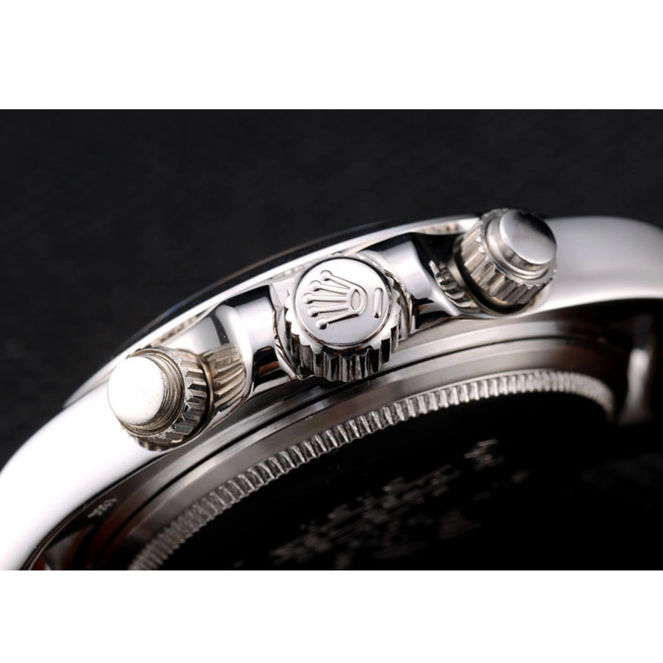 AAA Replica Watches Strap Leather Steel Stainless Case Rolex Tachymeter Brown White Dial Lady Daytona 0624